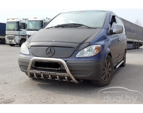Кенгурятник с надписью "MERCEDES" для Vito\Viano.